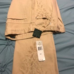 NWT Ralph Lauren Denim Embroidered Jeans